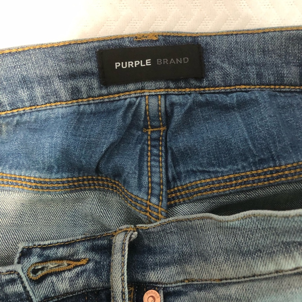 Purple jeans